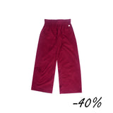 38 Pantalone palazzo in velluto costina -  Bocciolo S07 Donna