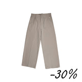 39 Pantalone palazzo in cotone elasticizzato -  Bocciolo S08 Donna