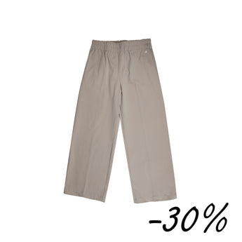 39 Pantalone palazzo in cotone elasticizzato -  Bocciolo S08 Donna