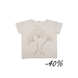 29 T-shirt scatoletta dipinta a mano - Petalo S03 Donna