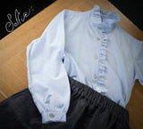 25 Gonna lunga arricciata in denim - Mistral S11 Donna