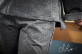 25 Maglia spalla scesa in punto Milano   -  Fiore W03 Donna
