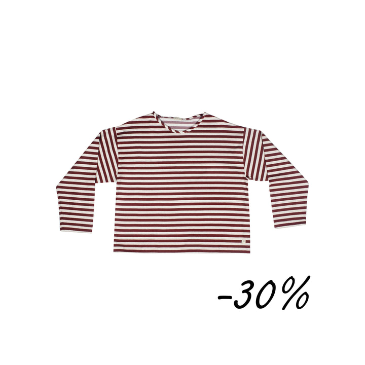 39 T-shirt manica lunga righe - Petalo W04 Donna