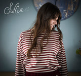39 T-shirt manica lunga righe - Petalo W04 Donna
