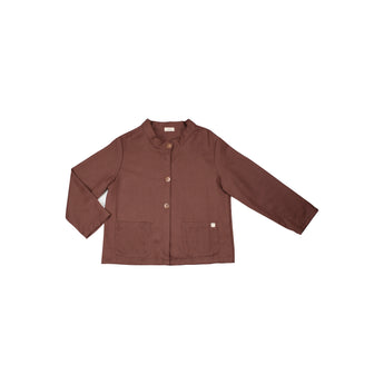 16 Giacca coreana in lana amaranto -  Refolo S05 Donna